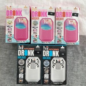 Shower drink holders!